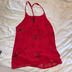 Red Free People tank